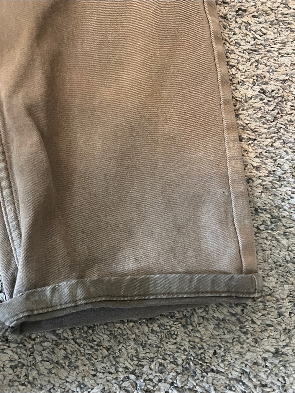 Noble Outfitters Men's Straight Jeans - Taupe Brown Classic Fit - Picture 7 of 12